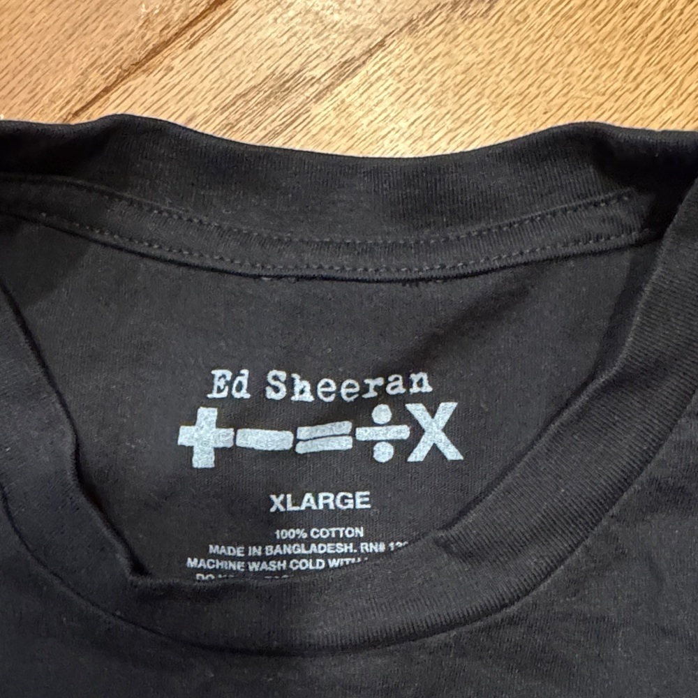 Ed Sheeran Black Graphic Tee - Picture 2 of 2